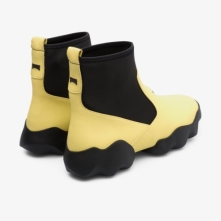 Camper Dub Sneakers Black / Yellow - Womens Singapore FASNXE-638